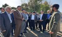 بازدید مدیر کل دفتر امور میوه های سردسیری و خشک از پروژه در حال احداث ۷هکتاری گلخانه هزار‌دستان خراسان جنوبی