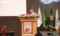 قرائت متن پیام وزیر جهاد کشاورزی به سومین جشنواره ملی زرشک خراسان جنوبی توسط مدیرکل دفتر امور میوه های سردسیری و خشک