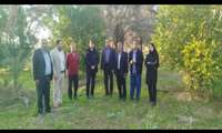 بازدید از طرحهای باغبانی شهرستان کارون در استان خوزستان 