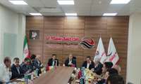 بازدید معاون امور باغبانی  و هیئت همراه از پایانه صادراتی و بندر خشک پیشگامان در شهرستان مهریز 