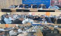 برگزاری جلسه بررسی مسائل و مشکلات بخش کشاورزی میناب با حضور مسئولان ملی و استانی و نمایندگان معاونت امور باغبانی 